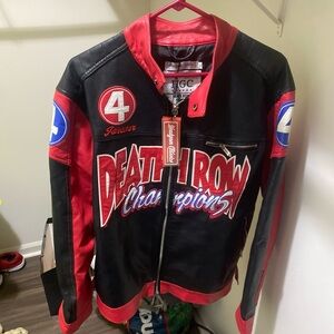 Death Row Champions Black and Red Bomber Jacket